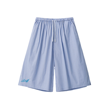 Шорти SSSTUFFF LOGO BERMUDA SHORTS blue stripes SS26-PNT08-X1 фото