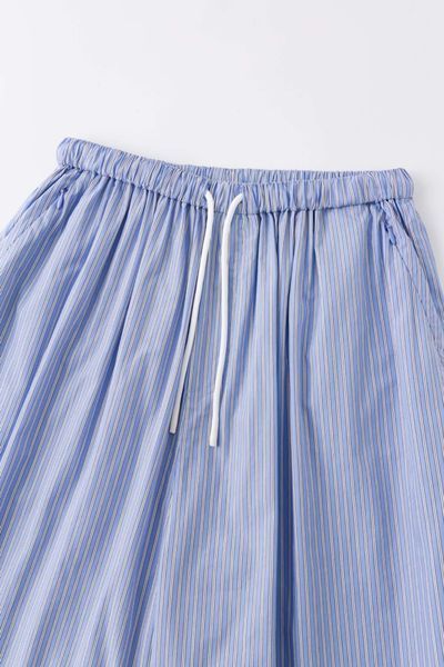 Шорти SSSTUFFF LOGO BERMUDA SHORTS blue stripes SS26-PNT08-X1 фото