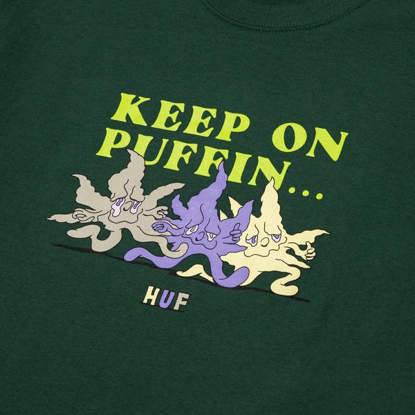 Футболка Huf X Green Buddy Pack Keep On Puffin T-Shirt Forest Green HUF_x_Green_Buddy_Pack_Keep_On_Puffin_T-Shirt_Forest _Green фото