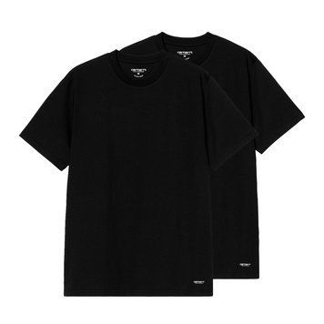 Набір Футболок Carhartt WIP STANDARD CREW NECK T-SHIRT black + black I037601.933XX фото