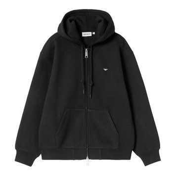 Жіночий худі Carhartt WIP W HD SMALL HEART PATCH JKT black / black I037153.00EXX фото