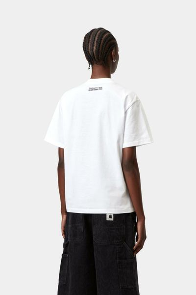 Футболка жіноча Carhartt WIP W S/S SEAN HAMILTON T-SHIRT white I036393.02XX фото