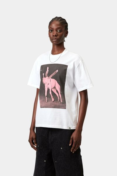 Футболка жіноча Carhartt WIP W S/S SEAN HAMILTON T-SHIRT white I036393.02XX фото