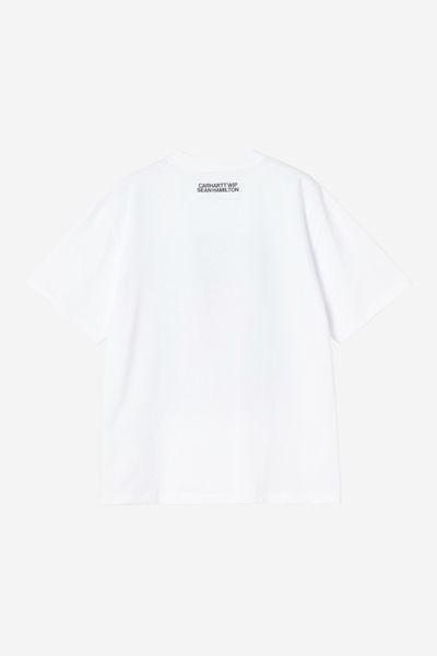 Футболка жіноча Carhartt WIP W S/S SEAN HAMILTON T-SHIRT white I036393.02XX фото