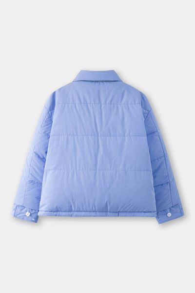 Куртка SSSTUFFF TIE SHIRT DOWN PUFFER JACKET white / blue SS26-PUF01-X1 фото