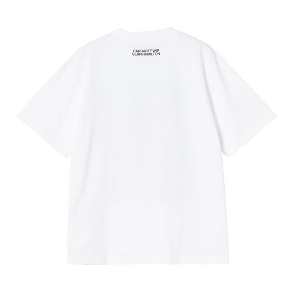 Футболка жіноча Carhartt WIP W S/S SEAN HAMILTON T-SHIRT white I036393.02XX фото