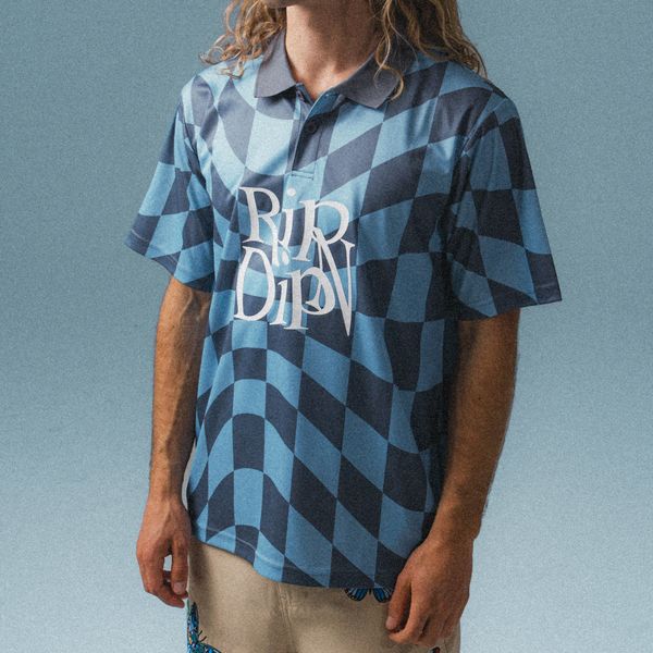 Футболка Ripndip QUANTUM GROOVE SOCCER JERSEY Slate RNDSUM24105 фото