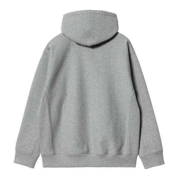 Худі Carhartt WIP HOODED AMERICAN SCRIPT SWEAT grey heather I028279.V6XX фото