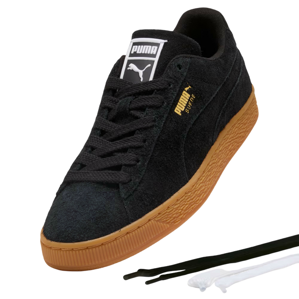 Кросівки Puma SUEDE FOREVER puma black-gold 404627-16 фото