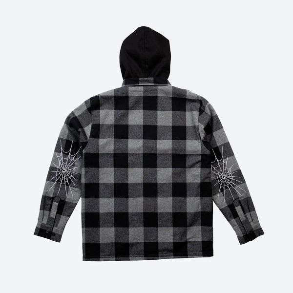 Куртка DGK MONTEREY FLANNEL SHACKET black gray cjh-1068-004 фото