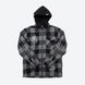 Куртка DGK MONTEREY FLANNEL SHACKET black gray cjh-1068-004 фото 1