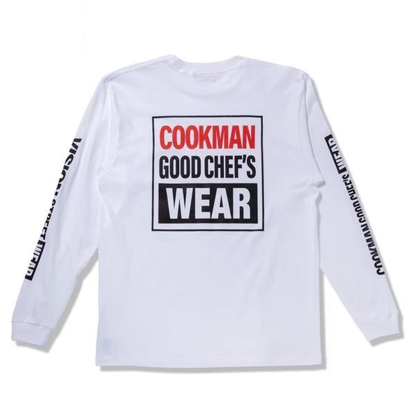 Лонгслів Cookman LONG SLEEVE T-SHIRTS vision logo white 161-53167-10 фото