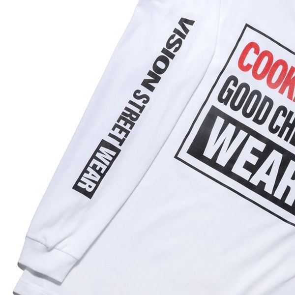 Лонгслів Cookman LONG SLEEVE T-SHIRTS vision logo white 161-53167-10 фото