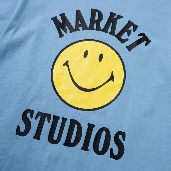 Футболка Market SMILEY MOOD T-SHIRT blue MKT26Q1-SS0603-00064 фото