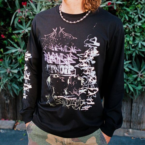 Лонгслів Ripndip WORLD WIDE MADNESS LONG SLEEVE Black RNDSUM26124 фото