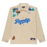 Куртка Ripndip LOS RIPNDIP TWILL COACHES JACK Khaki RNDSUM24101 фото