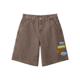 Шорти SSSTUFFF LOCKSMITH ADS DENIM SHORTS brown SS26-PNT13 фото
