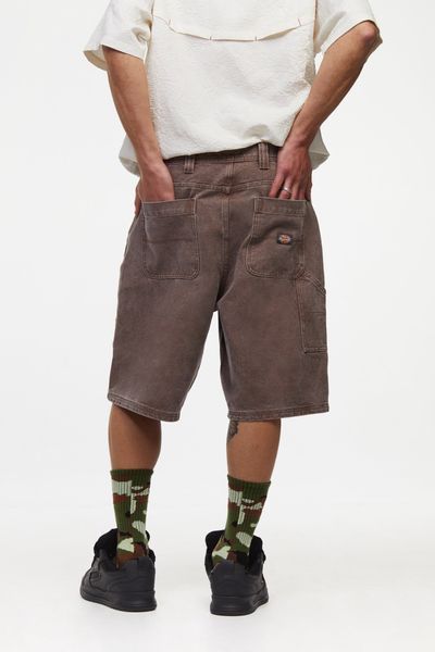 Шорти SSSTUFFF LOCKSMITH ADS DENIM SHORTS brown SS26-PNT13 фото