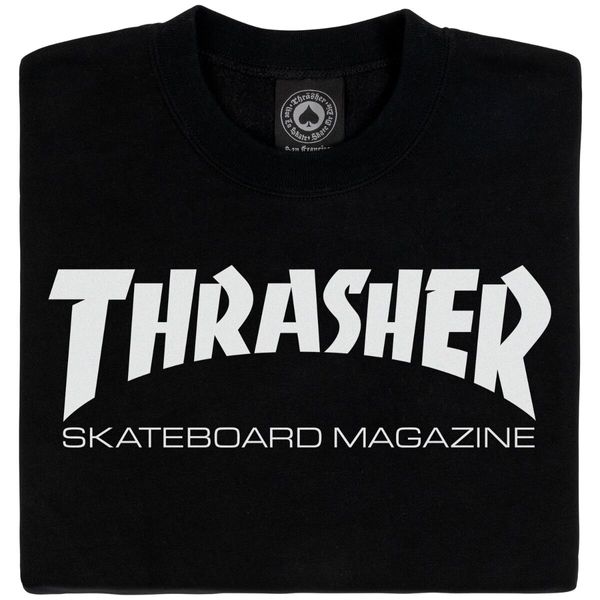 Світшот Thrasher Skate Mag Crew Black Thrasher_Skate_Mag_Crew_Blackk фото