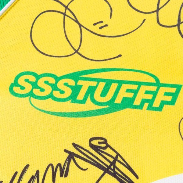 Футболка SSSTUFFF NOT BRAZIL FOOTBALL Yellow SSS-Jepinio-TEE01 фото