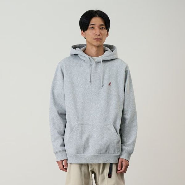 Худі Gramicci ONE POINT HOODED SWEATSHIRT heather grey (G309-FT-HTGY) G309-FT-HTGY фото