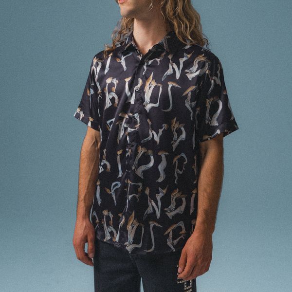 Сорочка Ripndip IS THIS REAL LIFE BUTTON UP Black (RNDSUM24106) RNDSUM24106 фото