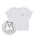 Футболка Ripndip LORD NERMAL CROPPED BABY POCKE ash heather RNDSUM25WO7 фото 1