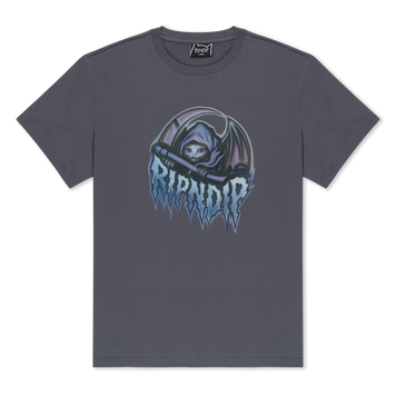 Футболка Ripndip OUT OF TIME TEE charcoal RNDSPR26151 фото