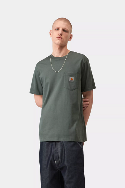 Футболка Carhartt WIP S/S POCKET T-SHIRT Velvet Green I030434.3GDXX фото