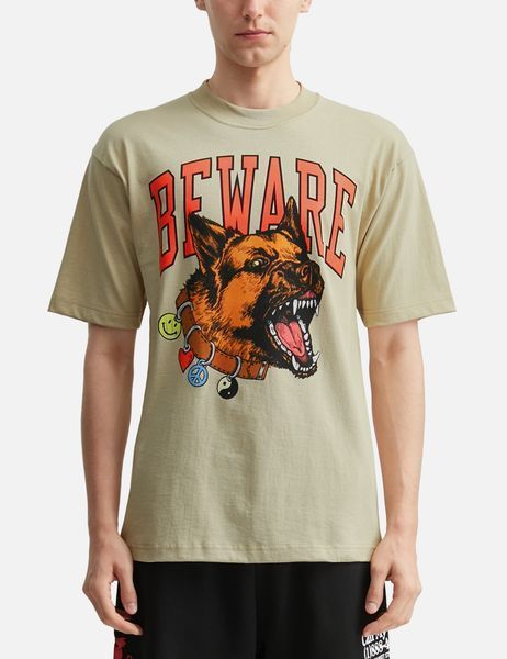 Футболка Market SMILEY BEWARE MY COLLAR T-SHIRT natural 26Q2-SS0645-00598 фото