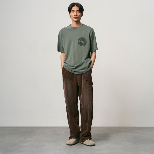 Футболка Gramicci ICON TEE PIGMENT DYED sage pigment G6FM-T101-SGPG фото