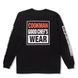 Лонгслів Cookman LONG SLEEVE T-SHIRTS vision logo black 161-53167-18 фото 2