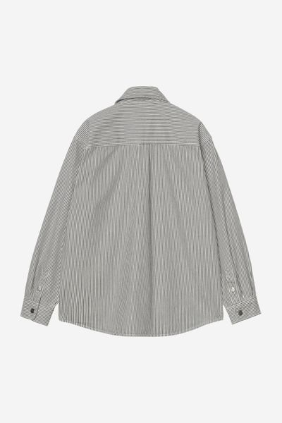 Сорочка Carhartt WIP MERCER SHIRT JAC mcr strp, gpt / wax stn wash I036495.3OK06 фото