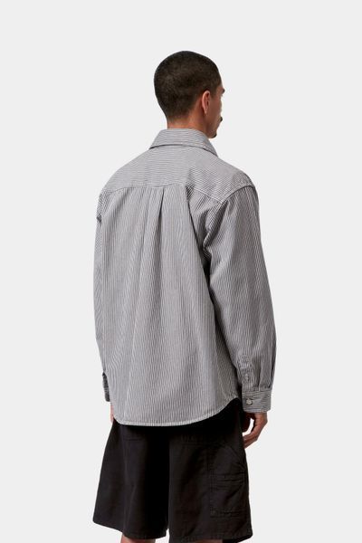 Сорочка Carhartt WIP MERCER SHIRT JAC mcr strp, gpt / wax stn wash I036495.3OK06 фото