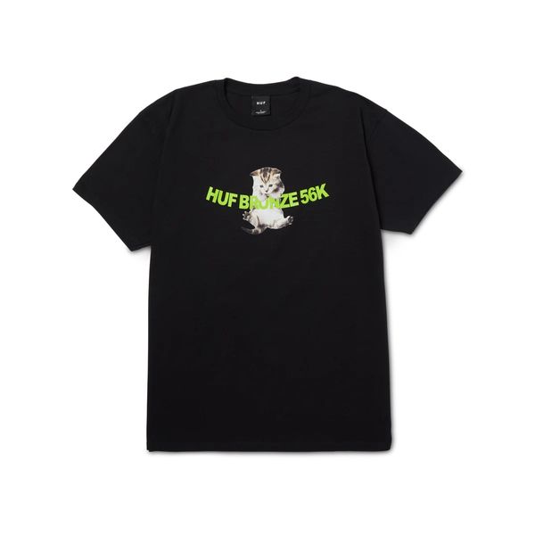 Футболка HUF HANG IN THERE T-SHIRT black ts02476-black-004 фото