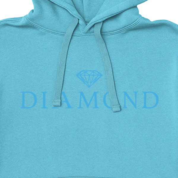 Худі Diamond CLASSIC HOODIE PIGMENT LIGHT BLUE C23DMPF006-LBLUE фото