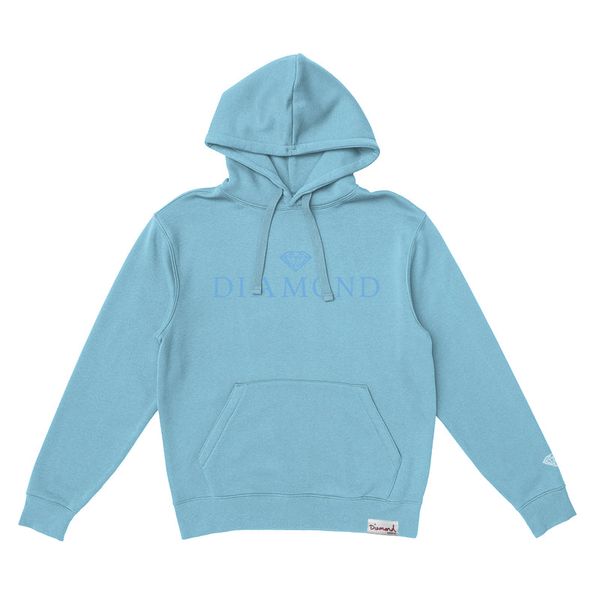 Худі Diamond CLASSIC HOODIE PIGMENT LIGHT BLUE C23DMPF006-LBLUE фото