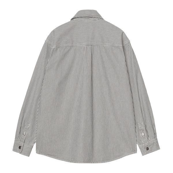 Сорочка Carhartt WIP MERCER SHIRT JAC mcr strp, gpt / wax stn wash I036495.3OK06 фото