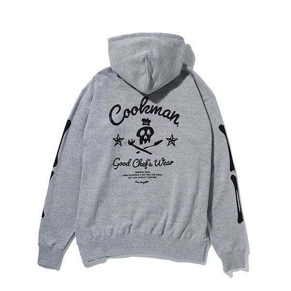 Худі Cookman ZIP HOODIE skull gray 231-53163-15 фото