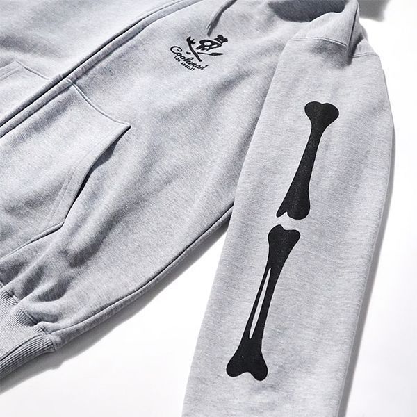 Худі Cookman ZIP HOODIE skull gray 231-53163-15 фото