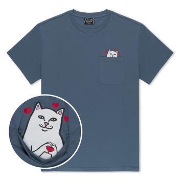 Футболка Ripndip NERMAL LOVES POCKET TEE Slate RNDSUM26150 фото