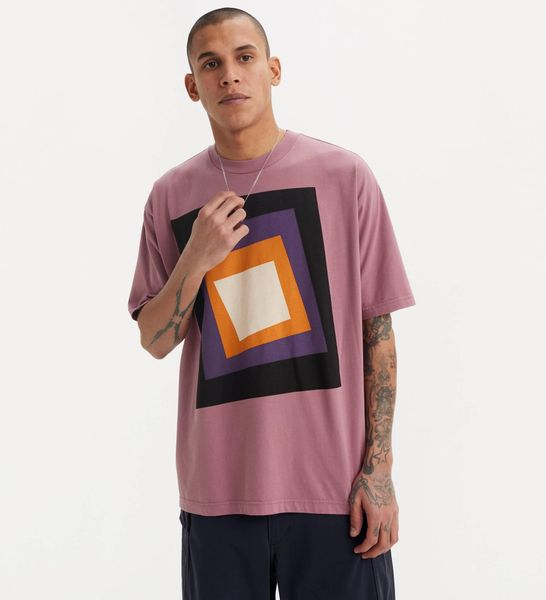 Футболка Levi's Skateboarding SKATE GRAPHIC BOX TEE CUBE Purple/Black (A1005;0023) A1005;0023 фото