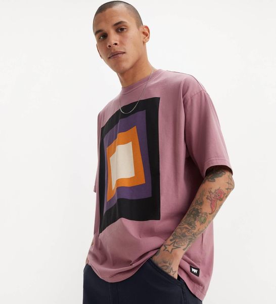 Футболка Levi's Skateboarding SKATE GRAPHIC BOX TEE CUBE Purple/Black (A1005;0023) A1005;0023 фото