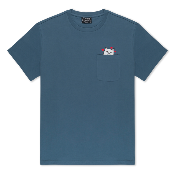Футболка Ripndip NERMAL LOVES POCKET TEE Slate RNDSUM26150 фото