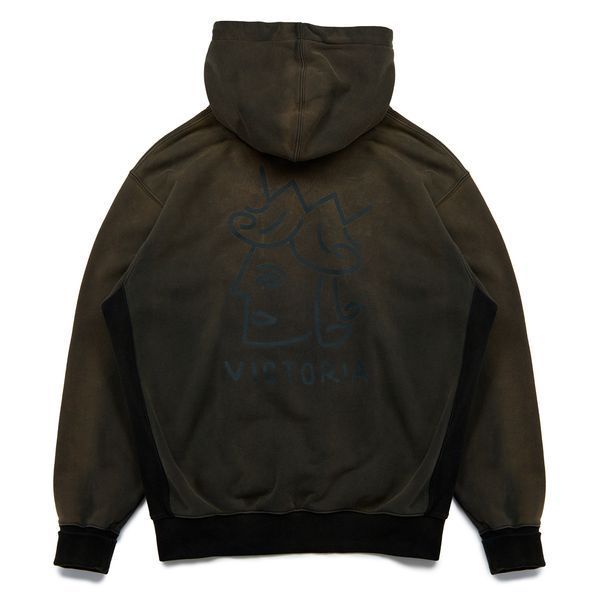 Худі Victoria Hk SF QH HOODED SWEATSHIRT faded black 2622005-FDBL фото
