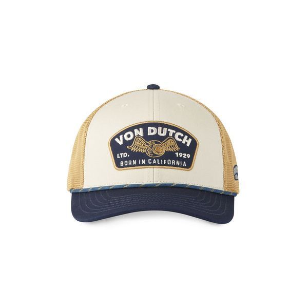 Кепка (тракер) Von Dutch HOMME SEMI CURVE semi-curved mustard 1-CS-SEM-07 фото