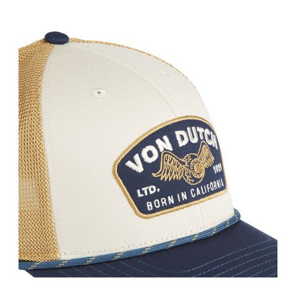 Кепка (тракер) Von Dutch HOMME SEMI CURVE semi-curved mustard 1-CS-SEM-07 фото
