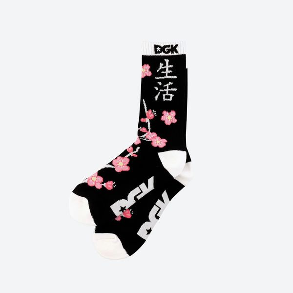 Шкарпетки DGK ZEN CREW SOCKEN black ask-1200 фото