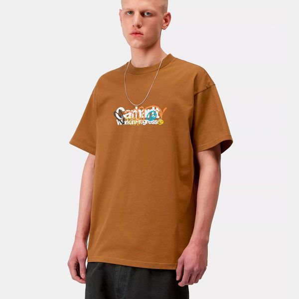 Футболка Carhartt WIP S/S PRIMARY T-SHIRT Hamilton Brown I036238.HZXX фото