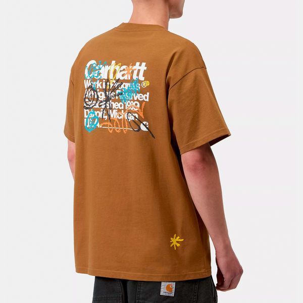 Футболка Carhartt WIP S/S PRIMARY T-SHIRT Hamilton Brown I036238.HZXX фото